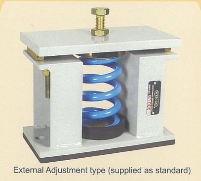 Lò xo đặt sàn chống rung